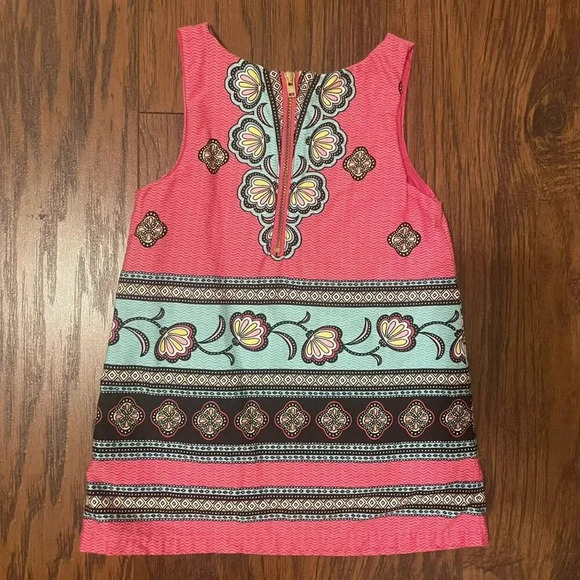 Genuine Kids By Oshkosh Pink Paisley Dress - Picture 3 of 3